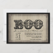 ブーゴ不気味シックハローウィンパーティ招待状 招待状 (正面)