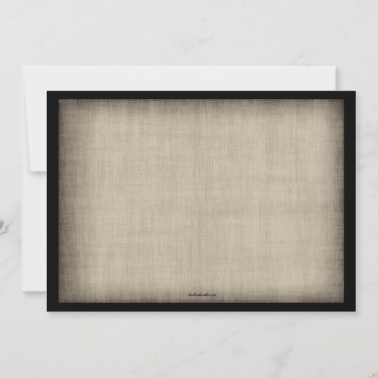 ブーゴ不気味シックハローウィンパーティ招待状 招待状 (裏面)