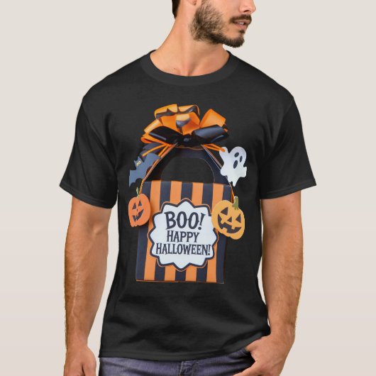 ブーサプライズハロウィーンギフトTシャツ Tシャツ (正面)