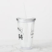 ブーザーを持って行く |離婚または女の子パーティー アクリルタンブラー (左)