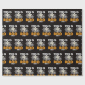 ブーシーおもしろいト幽霊ハロウィーンラッピング紙 ラッピングペーパー (フラット)