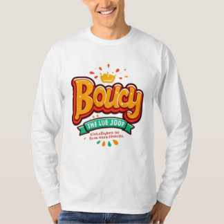 ブーシークラウンおもしろいティー Tシャツ