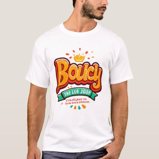 ブーシークラウンおもしろいティー Tシャツ (正面)