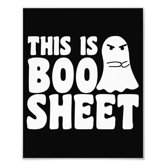 ブーシートゴーストのハロウィンコスチューム フォトプリント (正面)