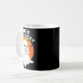 ブーシート幽霊レトロハロウィーンの衣装 コーヒーマグカップ (正面左)