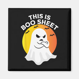 ブーシート幽霊レトロハロウィーンの衣装 マグネット