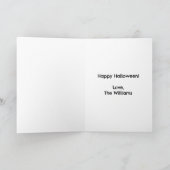 ブージェ幽霊コケットハロウィーンに入れる カード (内部)