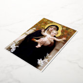 ブージュロー  virgin and child 箔シーズンカード (回転した状態)