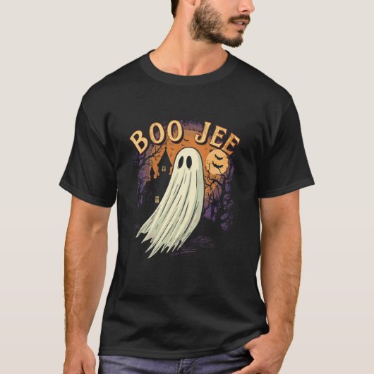 ブージョワ10月の雰囲気オバケハロウィン Tシャツ (正面)