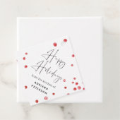 ブージークランベリー焼いたホリデーグッズラベル フェイバータグ (インサイチュ)