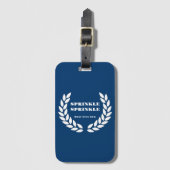 ブージーブルースプリンクルラゲッジタグ ラゲッジタグ (正面縦)