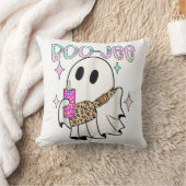 ブージー おもしろ ハロウィン ゴースト クッション (ブランケット)