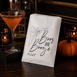 ブースとブーズのクモの巣ハロウィン フェイバーバッグ