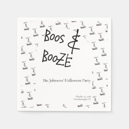 ブースと酒のハロウィンパーティー・ミニマル スタンダードカクテルナプキン