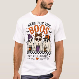 ブースのために来た 酒のためじゃない ハロウィンTシャツ Tシャツ