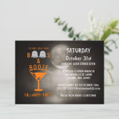 ブースアンドブーズアダルトハローウィンパーティ墓地 招待状 (スタンド正面)