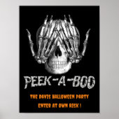 ブースカル不気味ハロウィーンを覗く ポスター (正面)