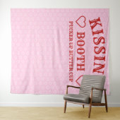 ブースキスをするパーティープロップフォトブース背景 タペストリー (インサイチュ(横))