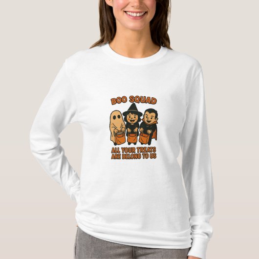 ブースクワッド - お菓子は全部いただき Tシャツ (正面)