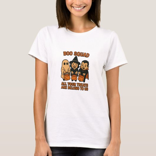 ブースクワッド - お菓子は全部いただき Tシャツ (正面)