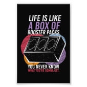 ブースターパックの箱のようなトレーディングカード フォトプリント            (正面)