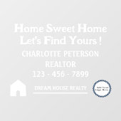 ブーストエテ実在ートブランドと不動産仲介業者車デカール ウィンドウサイン (シート)