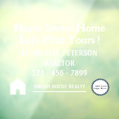 ブーストエテ実在ートブランドと不動産仲介業者車デカール ウィンドウサイン (シート3)