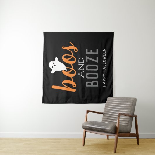 ブース・アンド・ブース ハロウィンパーティー サイン タペストリー (インサイチュ)