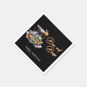 ブーズアダルトハロウィンカクテルパーティー スタンダードカクテルナプキン (角)