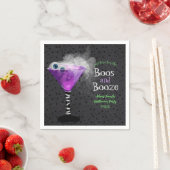 ブーズアダルトハロウィンカクテルパーティー スタンダードカクテルナプキン (インサイチュ)