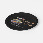 ブーズアダルトハロウィンカクテルパーティー ペーパープレート (アングル)