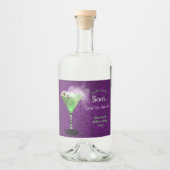 ブーズアダルトハロウィンカクテルパーティーLiqu リキュールボトルラベル (正面)