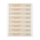 ブーズアダルトハローウィンパーティ ラップアラウンドラベル (シート)