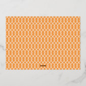 ブーズアダルトハローウィンパーティ 箔招待状 (裏面)