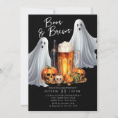 ブーズアンドブローズハローウィンパーティ 招待状 (正面)