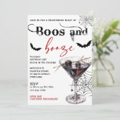 ブーズアンドブーズハローウィンパーティ招待状 招待状 (スタンド正面)