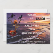 ブーズオンビーチハロウィーンカクテルパーティー 招待状 (正面)