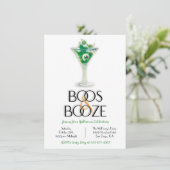 ブーズカクテルモダンハローウィンパーティInv 招待状 (スタンド正面)