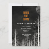 ブーズダークウッズハローウィンパーティ 招待状 (正面)