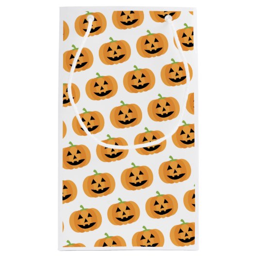 ブーズドされた – Pumpkinハローウィンパーティ スモールペーパーバッグ (裏面)