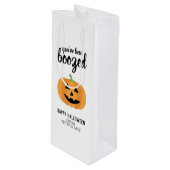 ブーズドされた – Pumpkinハローウィンパーティ ワインギフトバッグ (正面アングル)