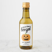 ブーズドされた – Pumpkinハローウィンパーティ ワインラベル (正面)