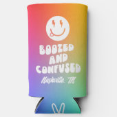 ブーズドと混乱したレトロレインボーバチェロレッテ スリム缶クーラー (正面)