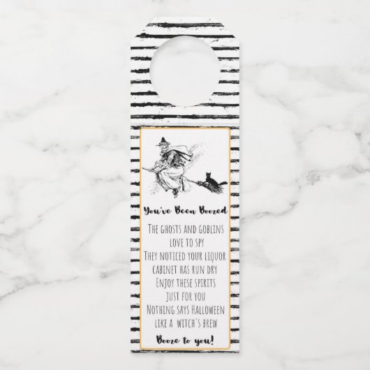 ブーズドボトルラベル ボトルネックタグ (正面)