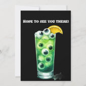 ブーズハロウィンカクテルパーティの招待状 招待状 (裏面)