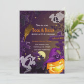 ブーズハローウィンパーティ 招待状 (スタンド正面)