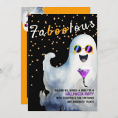 ブーズファブー大人大人ハローウィンパーティ 招待状 (正面/裏面)