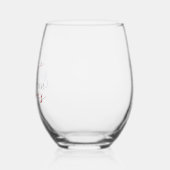 ブーズフードバッドダンスムーブメントタイポグラフィ ステムなしワイングラス (左)