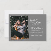 ブーズフード&バッドダンスムーブメント石板グレー セーブザデート (正面)