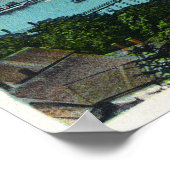 ブーズベイハーバーの空中表示 ポスター (角)